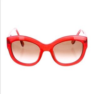 Kate Spade Ariannas red sunglasses